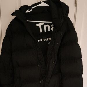 TNA Black Puffer Jacket